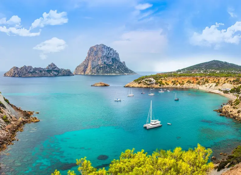 plage d'Ibiza pour une séminaire d'entreprise