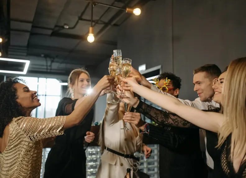 Soirée de noël en entreprise