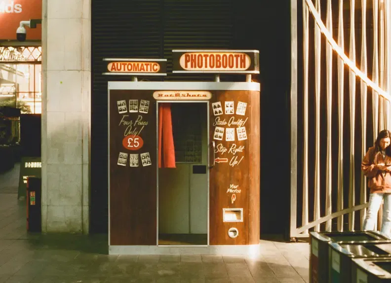 Un photo Booth, une animation d'événement d'entreprise