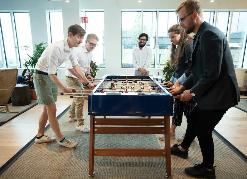 Le baby-foot une activité team building en entreprise