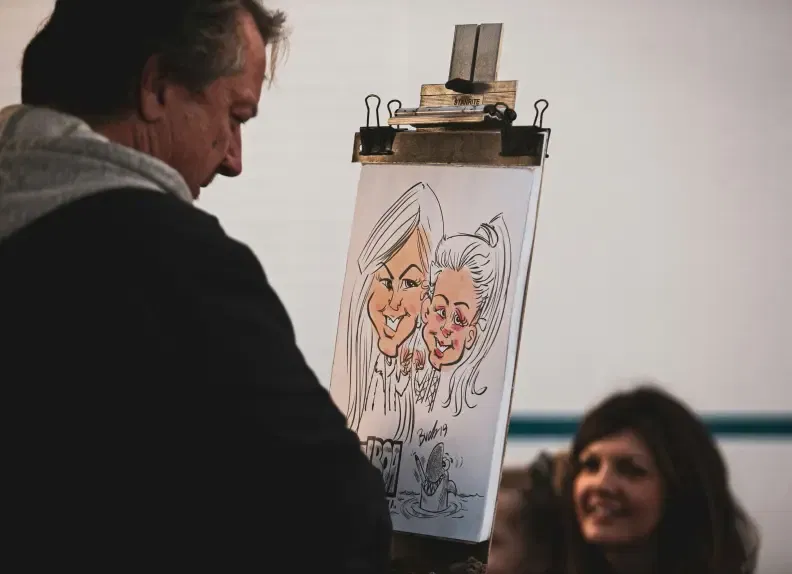 Un caricaturiste pour votre soirée d'entreprise