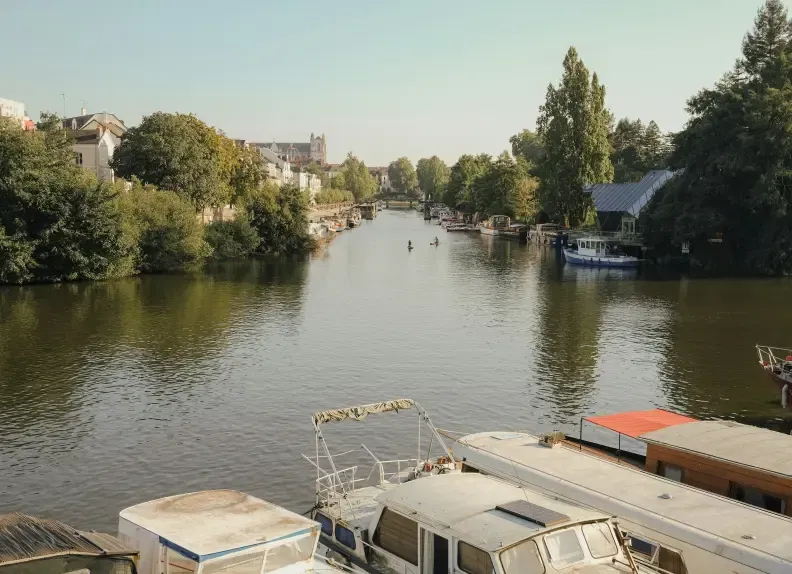 l'Erdre le fleuve de Nantes