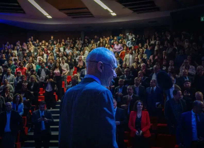 un congrès d'entreprise