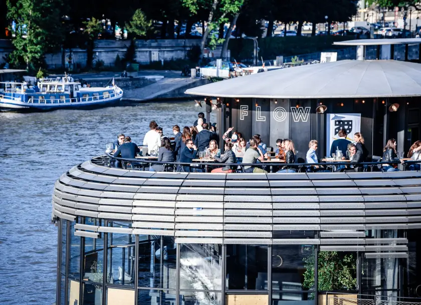 Le Flow, Bateau Naviguant, Paris, Île-de-France, France