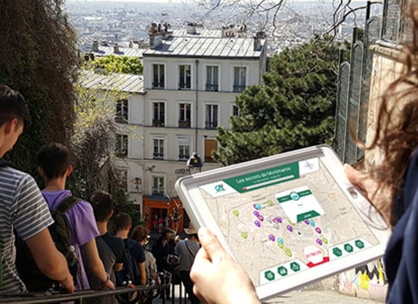 RALLYE IPAD A MONTMARTRE, PARIS, Île-de-France, France