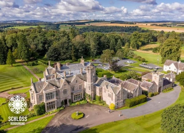 SCHLOSS Roxburghe, Château / Domaine, Kelso, Ecosse, Royaume-Uni