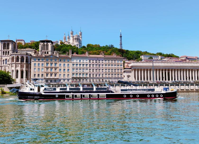 Bateau Volupté, Bateau Naviguant, Lyon, Auvergne-Rhône-Alpes, France