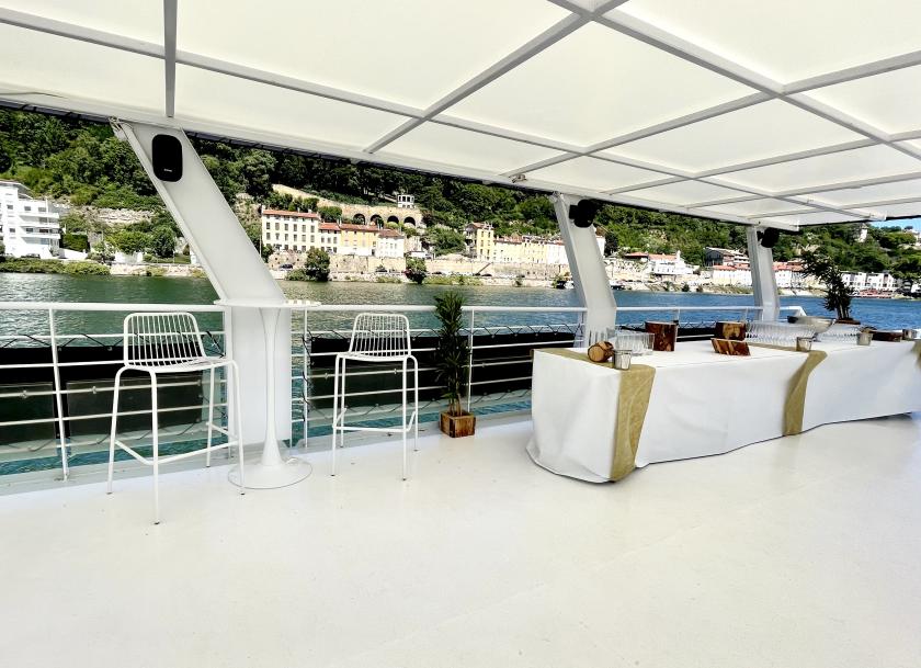 Bateau Volupté, Bateau Naviguant, Lyon, Auvergne-Rhône-Alpes, France
