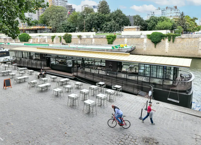 Le son de la terre, Barge, Paris, Île-de-France, France