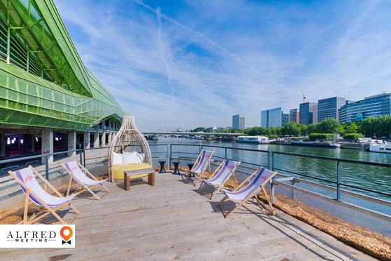 Le Jardin Sauvage, Bateau Naviguant, Paris, Île-de-France, France