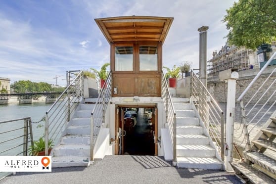 Péniche La Balle au Bond, Barge, Paris, Île-de-France, France