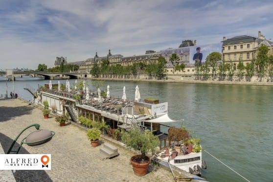 Péniche La Balle au Bond, Barge, Paris, Île-de-France, France