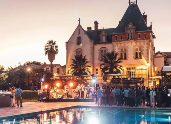 Domaine St Pierre de Serjac, Restaurant, Puissalicon, Occitanie, France