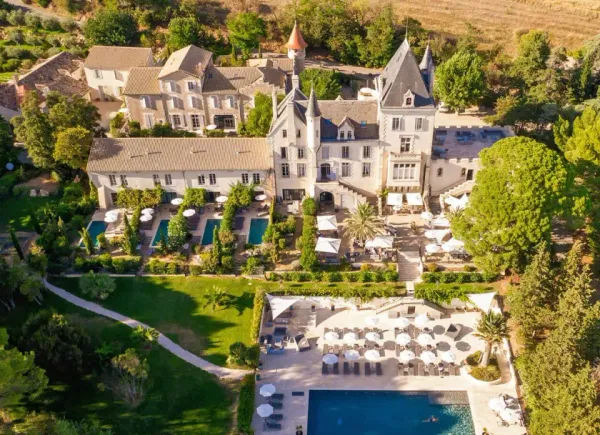 Chateau les carrasses, Restaurant, Quarante, Occitanie, France