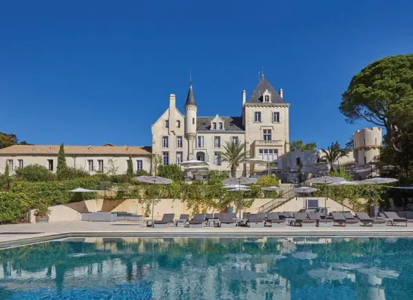 Chateau les carrasses, Restaurant, Quarante, Occitanie, France
