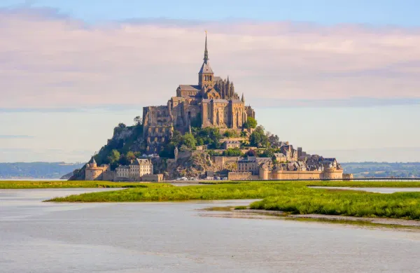 Photo de la Normandie avec le Mont-Saint-Michel en toile de fond